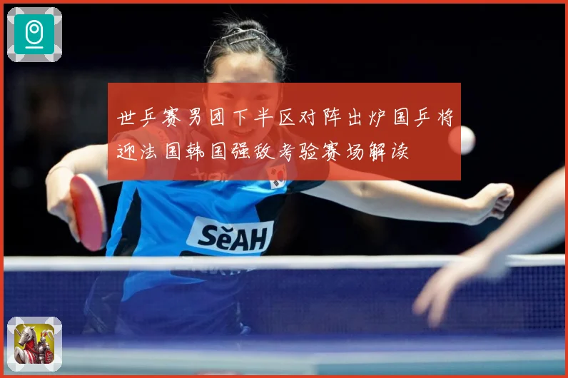世乒赛男团下半区对阵出炉国乒将迎法国韩国强敌考验赛场解读